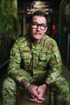 Alaska Air National Guard Brig. Gen. Matthew Komatsu recently pinned on a star to become the Alaska National Guard's first combat rescue officer general officer. Komatsu sits at the 212th Res