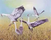 ‘Wing Dancing’ 40-by-60-inch acrylic on canvas. (Photo courtesy
of Bob and Gail Niebrugge)