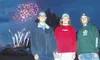 The last few months for, from left, Evan Gee, David Palmano and
Adam Palmano, has been one set of fireworks after another. The trio
traveled to British Columbia from their home in Sydney in M