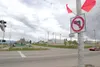 ROBERT DeBERRY/Frontiersman City of Wasilla has banned left
turns onto Railroad Avenue from Knik-Goose Bay Road near the
intersection of the Parks Highway.