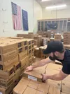 James Lewis works in the warehouse. Courtesy photo