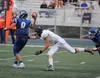 Palmer quarterback Ben Simmerman tries to escape Colony's Wyatt Crump during a loss to the Knights. Jeremiah Bartz/Frontiersman
