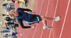 Palmer Junior Middle School's Dylan Schindele gets a start in
the 800-meter relay event at the Palmer Invitational Middle School
Track and Field Event on Wednesday. JEREMIAH BARTZ/
Frontiersm