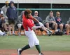 Mat-Su Miners outfielder Quin Cotton belts a ball during the 2017 Alaska Baseball League Home Run Derby Sunday, July 16, 2017, at Mulcahy Stadium in Anchorage. Cotton advanced to the semifina