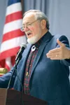 US Rep. Don Young (R-Alaska) greets members of the audience after a speech to a joint meeting of the Palmer and Wasilla chambers of commerce. Frontiersman file photo
