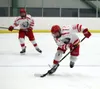 Wasilla's Mason Holler moves the puck up the ice during a win over West. Bruce Eggleston/matsusports.net