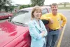 ROBERT DeBERRY/Frontiersman Julie Cascio and Steve Brown have
teamed up to tackle the financial pinch felt by many from rising
gasoline prices and to find out what works and what doesn’t when