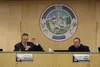 Gov. Mike Dunleavy speaks during a Mat-Su Borough Assembly special meeting. Tim Rockey/Frontiersman