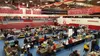 Hundreds of Valley residents cycle through Wasilla High School during their 36th annual Gun and Outdoors Show. Jacob Mann/Frontiersman