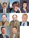 From top left are Eric Feige (R-Chickaloon), Lynn Gattis (R-Wasilla), Shelley Hughes (R-Palmer), Mark Neuman (R-Big Lake), Wes keller (R-Wasilla), Charlie Huggins (R-Wasilla), Michael Dunleav