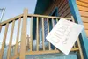 A sign that reads ‘closed due to fire’ hangs outside the main
entrance to the Mouse Trap Playschool and day care center in
Palmer. The center caught fire Feb. 2 and displaced more than 100
ch