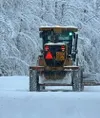 A snow plow removes snow from a Mat-Su road during a recent snow event. File photo