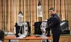 Austin Langdon, assistant product manager in USAMMDA’s Warfighter Deployed Medical Systems Project Management Office, displays the Lactated Ringer’s Solution Generator and demonstrates its ca