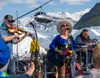 Hope Cassity and her band during Rhythms and Blue Ice Concert on the Matanuska Glacier Sunday, June 16, 2024. J. David McChesney/Frontiersman