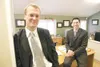 ROBERT DeBERRY/Frontiersman Richard Payne, left, and Jon-Marc
Petersen of Denali Law Group have been selected as Wasilla’s new
legal representation.