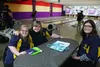 Jessica Geff (left), Ashley Baker (middle) and Cassondra Bullard (right) pose together during one the 2019 Special Olympics qualifying competitions. Jacob Mann/Frontiersman