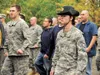 SGT. KARIMA TURNER/ Alaska National Guard Public Affairs Office
New recruits for the Alaska Army National Guard begin their
training in the Recruit Sustainment Program with Drill Sgt. Bonnie
