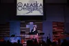 Former Planned Parenthood Director Abby Johnson, who once ran an abortion clinic in Texas, speaks to Alaska Right to Life benefactors at Farm Loop Christian Center in Palmer on Saturday, Oct.