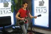 Aria Phillips performs during the Friday, Jan. 3, open mic with The Spot at the Gathering Grounds Cafe. Jacob Mann/Frontiersman