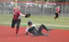 Wasilla shortstop Jewel Fleckenstein reaches to make a catch in the middle infield in a game against Colony during her junior season. JEREMIAH BARTZ/ Frontiersman