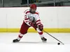 Wasilla junior Cheyenne Matson handles the puck in the Kenai defensive zone durig a 7-1 win over the Kards Friday at the Brett Memorial Ice Arena in Wasilla. The Warriors finished 3-0 during 