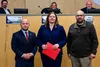 Palmer DA Trina Spears, center, was recognized by the MSB Assembly for her work and collaboration in the Pretrial Diversion Program, which allows low-level offenders to do community service f