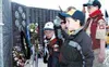 Cub Scouts and Boy Scouts pay tribute to veterans with a salute
at the Veterans Wall of Honor. Photo by Casey
Ressler/Frontiersman.