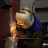 Houston Hawk senior, Patrick Wilson, welds two pipes together in his second period class. Photo by: Isaiah John Epperson, Houston High School