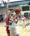 Colony senior Hallie Clark goes to the basket after a steal during a win over Wasilla. Bruce Eggleston/matsusports.net