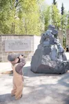 RAY HAFEN/Courtesy photo Two-year-old Stephen Hafen at the
Alaska Veterans Memorial.