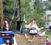 The cast and crew members donned pirate outfits and participated in the 2024 City of Wasilla Fourth of July Parade. “The Pirates of Penzance” float was named the best float this year. Jeremia