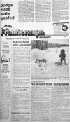 Front page of the Jan. 27, 1983, Mat-Su Valley Frontiersman.