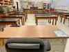 An empty classroom at Juneau-Douglas High School: Yadaa.at Kalé in Juneau, Alaska, on July 20, 2022.  Lisa Phu/Alaska Beacon