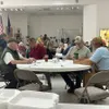 Lunch service is one of many services provided by the Upper Susitna Community and Senior Center. People gather at the center for weekly lunches every Tuesday and third Thursday of the month. 