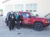 Borough Mayor Larry Devilbiss rides along with Meals on Wheels driver Beth Baylea. Courtesy Wasilla Area Seniors Center