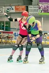 The Denali Destroyer Dolls are shown in this Frontiersman file photo. The team opens its roller derby season Saturday with a Rockin' n Rollin' Derby Bout at the MTA Sports Center from 6 to 10