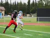 Palmer junior Chase Ferris runs away from a Kenai player into the end zone during a 44-20 loss to the Kardinals Sept. 5 in Kenai. Kelly Sullivan/ Peninsula Clario