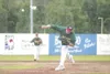 JEREMIAH BARTZ/Frontiersman file photo Former Mat-Su Miners
pitcher Garrett Richards hurls a throw during a game in 2008.
Richards made his Major League debut with the Los Angeles Angels on
W