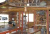 The museum at the Palmer Visitors' Center has recently expanded
to the upper story of the log building in downtown Palmer and is
now seeking to fill out its collection of artifacts from Palme