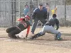 Houston sophomore Jaden Sears slides into home plate to score the first run of Monday's game against the Colony Knights at Palmer Senior Field. Houston beat Colony 9-3 to earn its first varsi