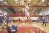 Wasilla post Connor Devine was voted onto the first-team
all-state team by Alaska high school coaches.(ROBERT
DeBERRY/Frontiersman)