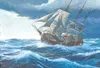 'Rough Seas' is an inspiring and emotional painting by Alaska
artist Charles Gause.
