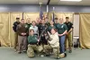 The Colony JROTC Marksmanship Team traveled to their Regional Competition in February. Included in the photo are members of the U.S. Army’s Olympic Rifle Team that visited with the team for t