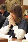Suzette Welton weeps during her sentencing Monday morning. Photo
by MARY SPEARS/Frontiersman.