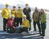 Red Card candidates pack fire hose during Wildland Firefighting Training in Palmer Friday. JENNY WEAVER/For the Frontiersma