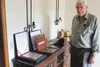 Marine veteran John Beasley of Palmer at home with his plaque awarded him by the former president of South Korea after he spoke at last October’s ceremony commemorating the vital battle of th