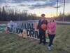 PrimeLending Loan Originator, Cherish Williams and The Salvation Army Mat-Su Valley Corps Officer, Kevin Bottjen stand together after a fun filled day at the 4th annual Pumpkin Patch Coat Dri
