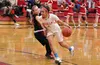 Kenai Central's Hailey Maw tries to stay in front of Wasilla's Olliva Davies during Wasilla's 62-36 win over Soldotna in the Northern Lights Conference Championships girls semifinals Friday, 