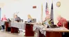 Mayor Virgie Thompson, center, and city council discuss purchasing new voting tabulators at the April 14 Houston City Council meeting. Katie Stavick/Frontiersman
