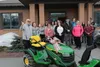 The American Red Cross of Alaska donates a new John Deere tractor to Alaska Fisher House. Courtesy photo